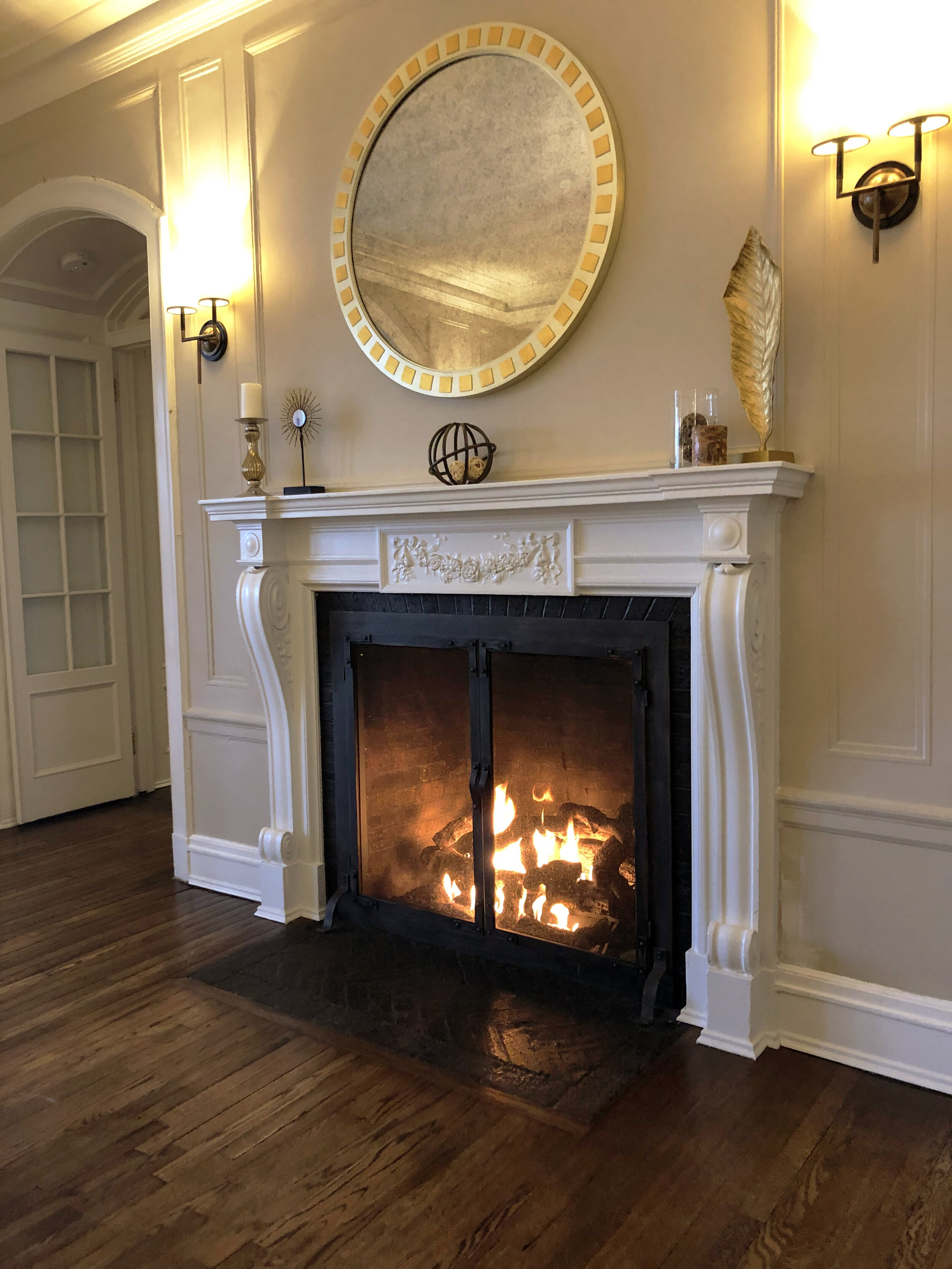 jillian harris fireplace on Stay North At The Algonquin In St Andrews By The Sea Maritimes Maven