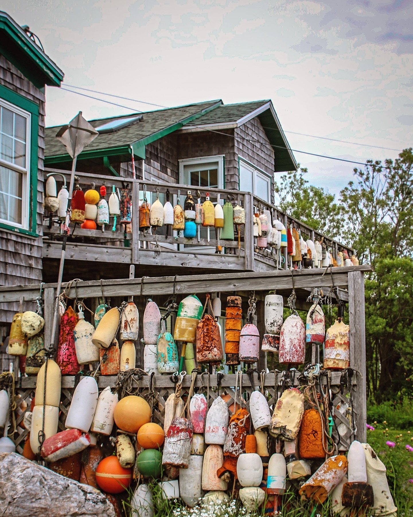 Buoy, oh buoy! Grand Manan Island is the ultimate retreat for those seeking a peaceful coastal escape. With stunning views &amp; serene beaches, it&rsquo;s a shore thing you&rsquo;ll fall in love with this charming island! 🌊 #maritimesmaven