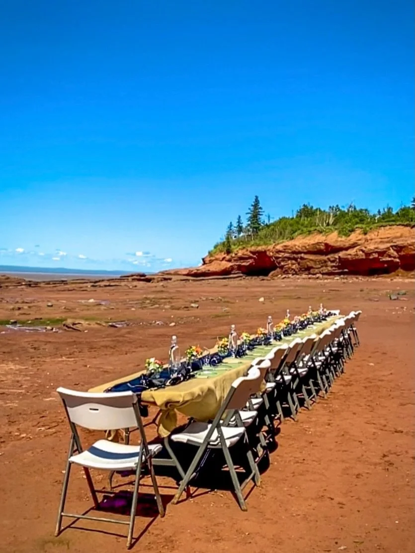 While you hunker down, and stay warm &amp; cozy this weekend... it&rsquo;s time to dream &amp; plan some warmer weather adventures... 

Tickets for 2026 Dining on the Ocean Floor in Burntcoat Head Park, Nova Scotia, are now available, featuring 3-cou