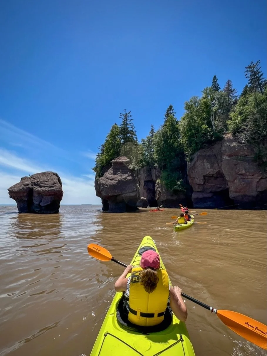 Warmer Days are ahead and Bookings are OPEN for Baymount Outdoor Adventures Kayak the Sea Caves Tour. They run from May to October! 🛶☀️ and SUMMER spots are limited, so book your front row seat to nature&rsquo;s greatest adventure paddling along tow