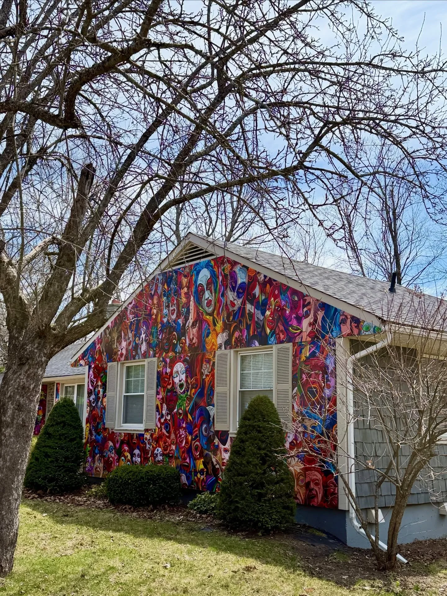 Tucked into a quiet residential street in Fredericton, Dr. Brian McKinnon&rsquo;s home has become an ever-evolving, open-air gallery&mdash;one that invites curiosity, conversation, and a second look.

His 2025 addition&mdash;hundreds of colourful fac