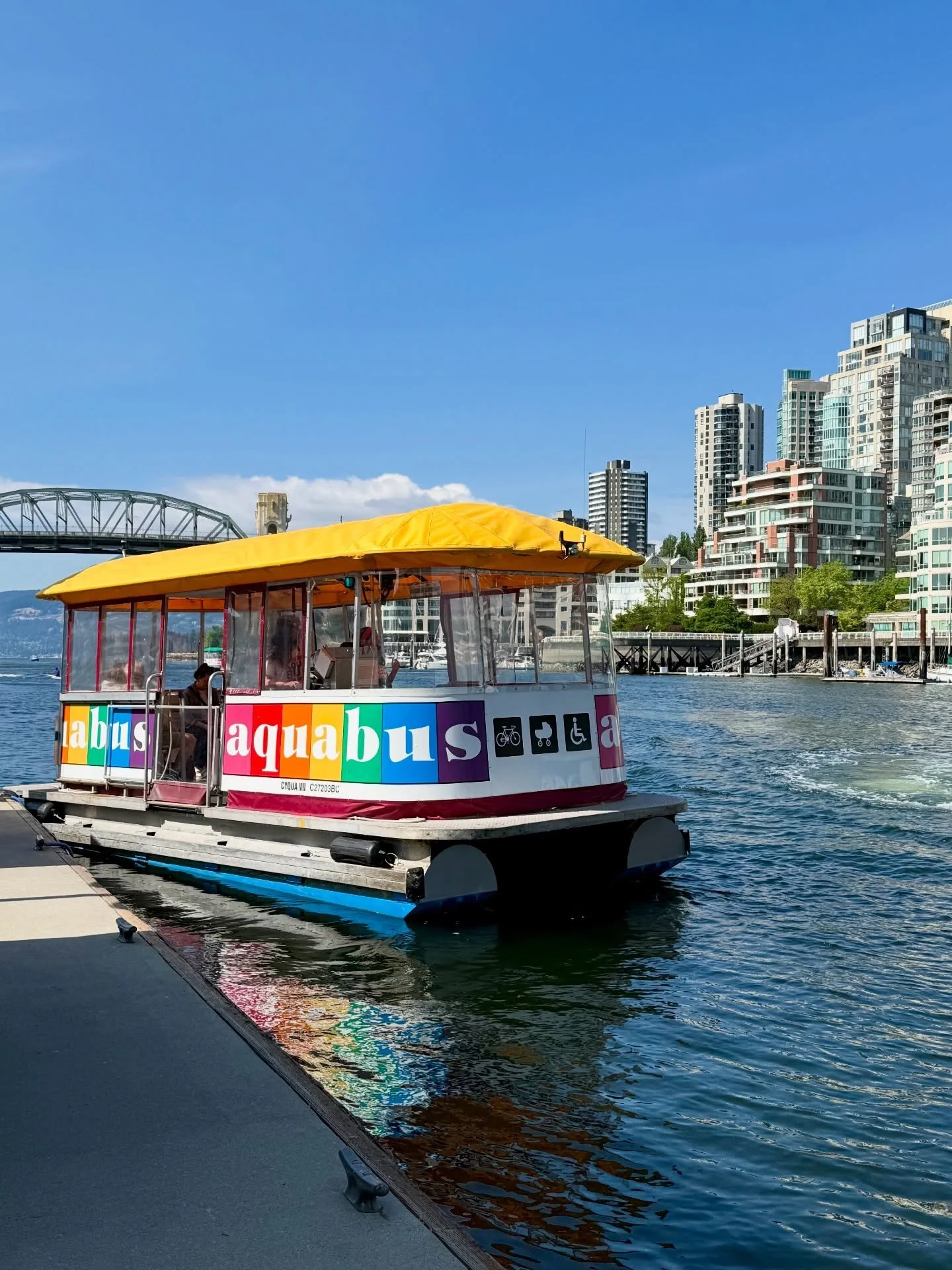 One of the things we loved most about exploring Vancouver was how easy &mdash; and scenic &mdash; it was to get around by water. After walking the beautiful False Creek Seawall to Granville Island for shopping, wandering, and a delicious lunch, we si