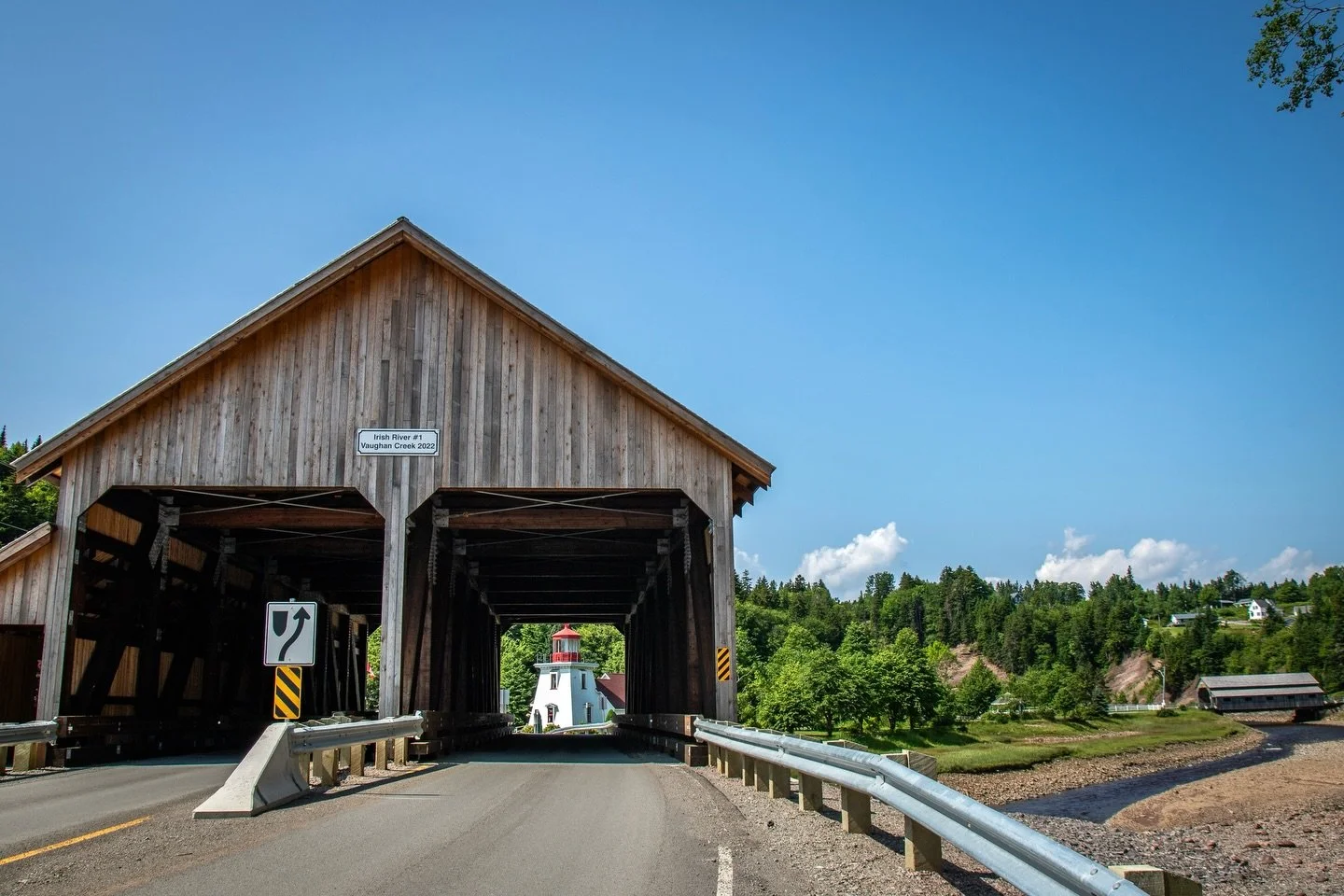 Where else can you capture two covered bridges and a lighthouse in the very same photo? 📸

That&rsquo;s just one of the many reasons Fundy-St. Martins, New Brunswick is one of my favourite places to explore along the Bay of Fundy. From dramatic coas