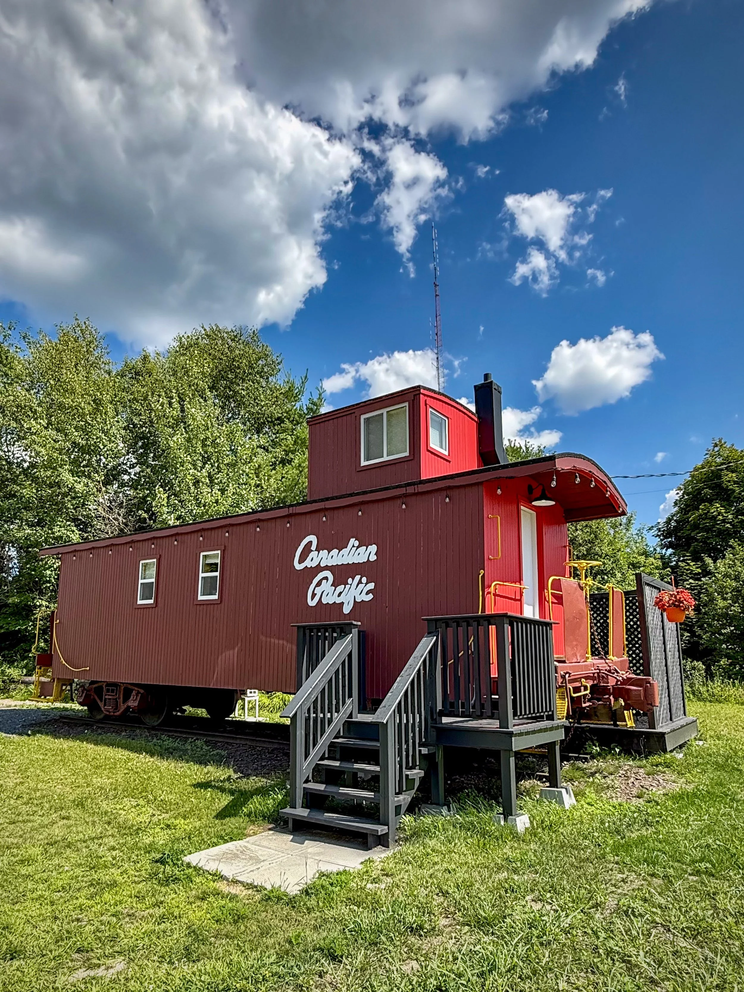 Stay in Station Side Caboose: A Unique Railway Getaway in McAdam, New Brunswick