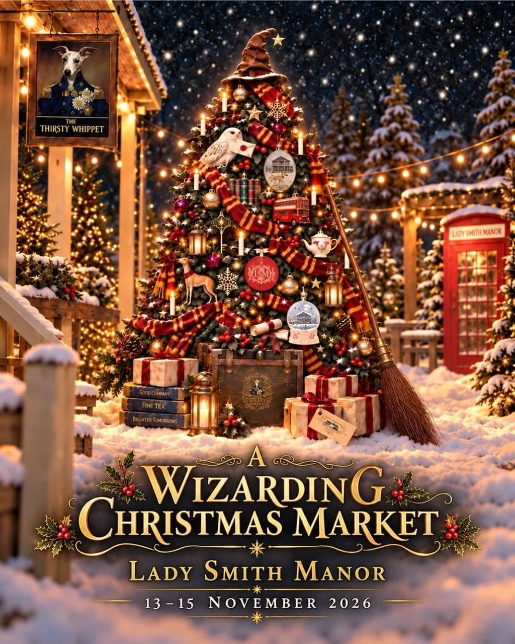 🎄🪄✨ A Wizarding Christmas is coming to @ladysmithmanor !

This November, the historic Georgian Manor in Dorchester, New Brunswick, transforms for the seventh annual Lady Smith Manor Christmas Market!

Discover local artisans and vendors, whimsical 