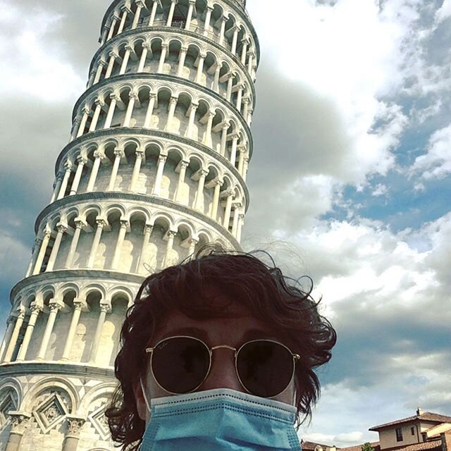 Just us + Pisa #unreal #covidtimes