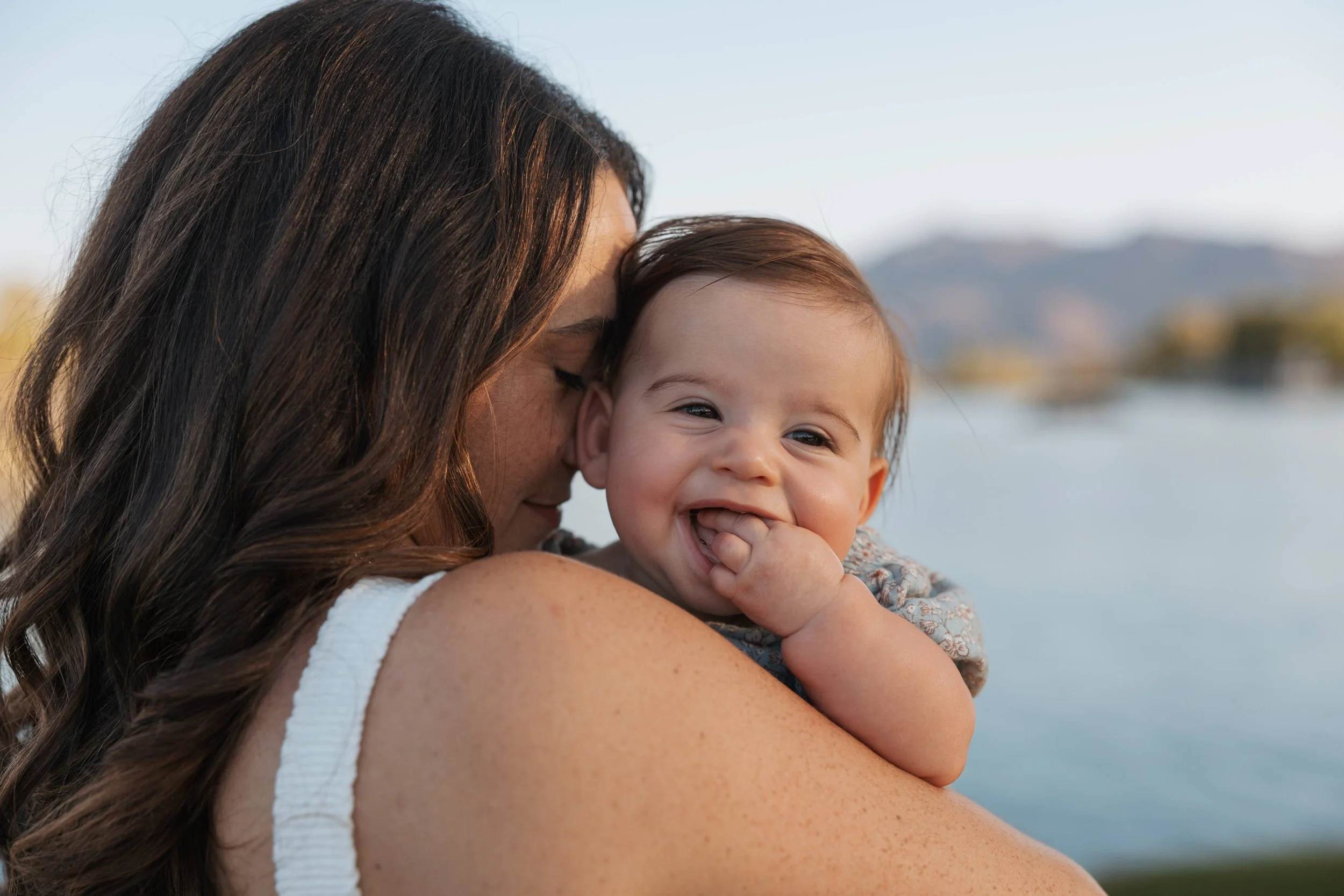 Family, Heritage, and Little Piper at the Lake