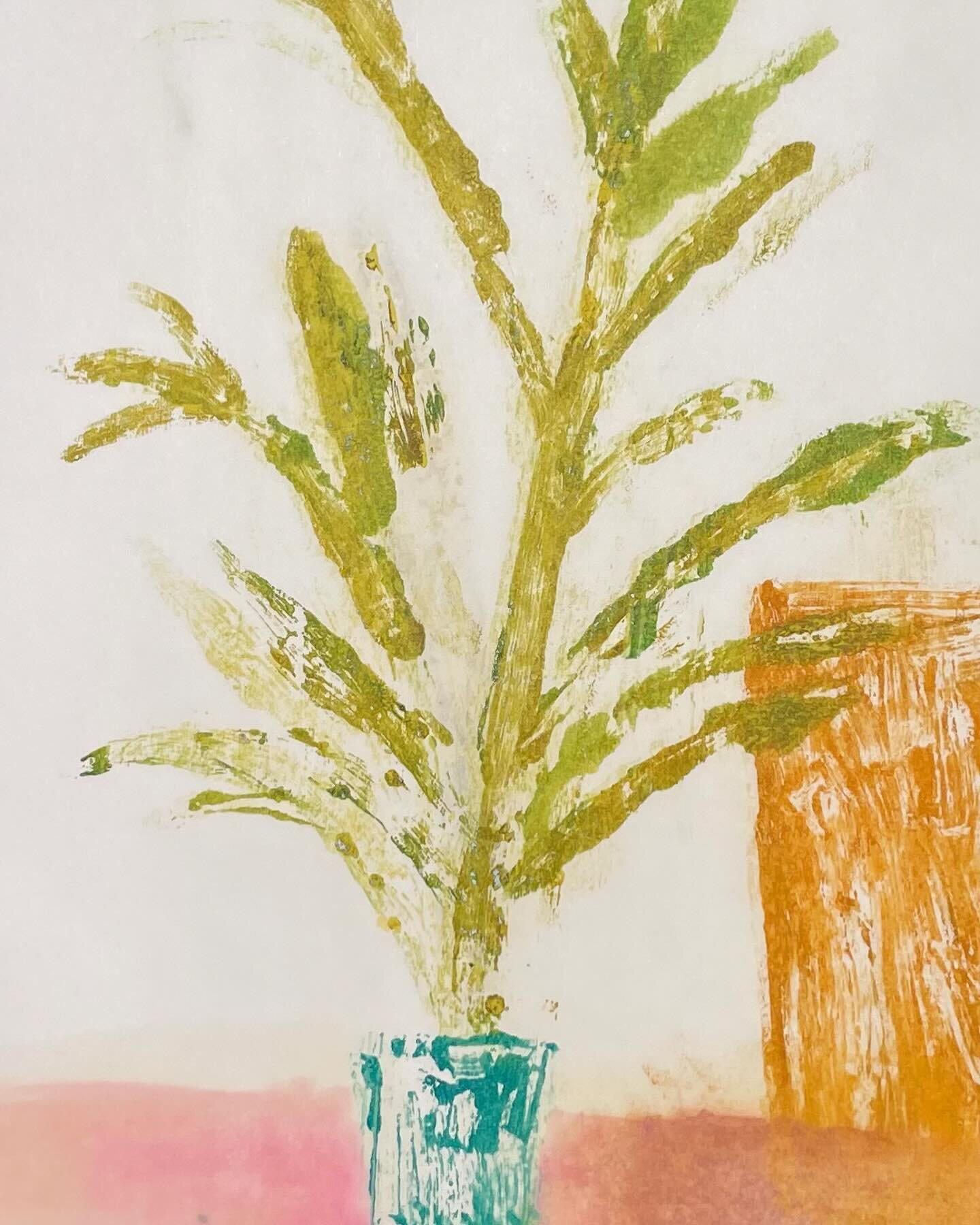 Today&rsquo;s post: plant study. Still experimenting with oil in the sketchbook. 
#plant #simpleplant #plantstudy #plants #plantbased #plantlover #plantlife