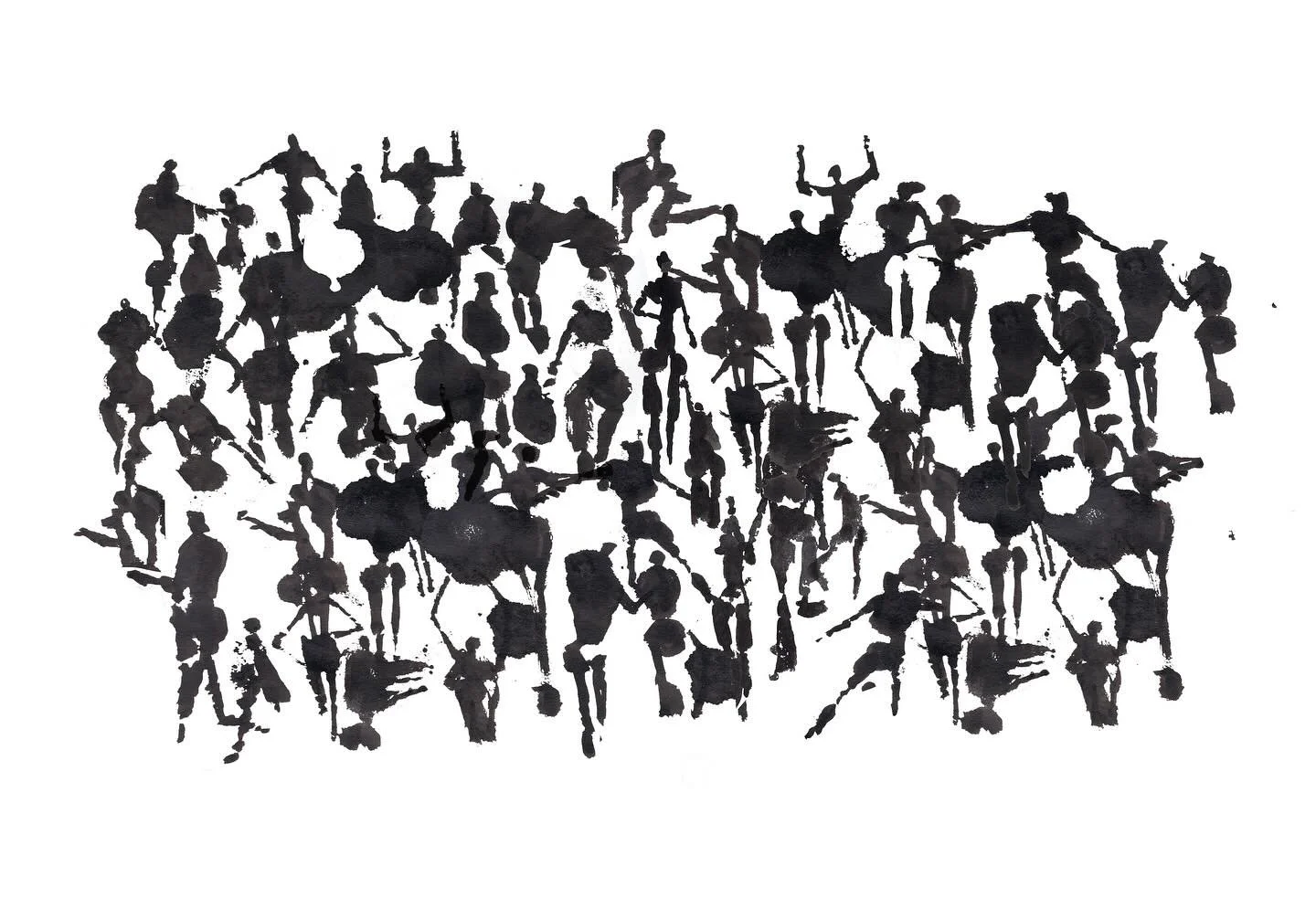 People and poses. Sometimes I just want my black and white. Thinking about how to get this into a pattern collection. 
#blackandwhite #peopleshapes #people #positivenegativespace #poses #bodies #bodyshapes #graphic #graphicbodies #abstractedbodies #a