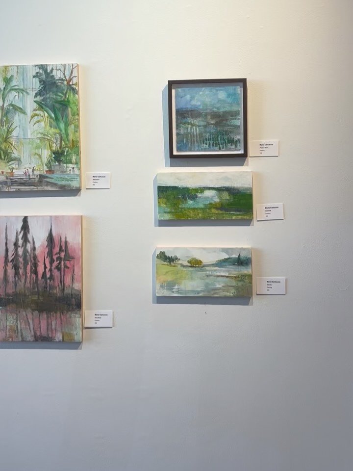 Took my painting down from the gallery show so I figured I should get some shots of it on the wall. I&rsquo;m grateful to have gotten the opportunity to get the work out of the studio and in to the world. Btw- There was one photo where it looks like 