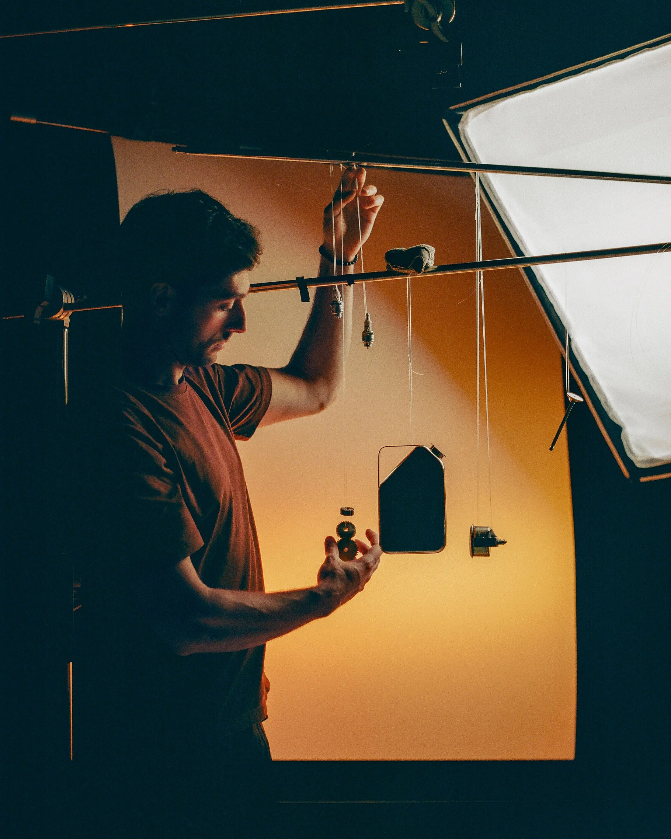 Roc H Biel Portrait during a photoshoot