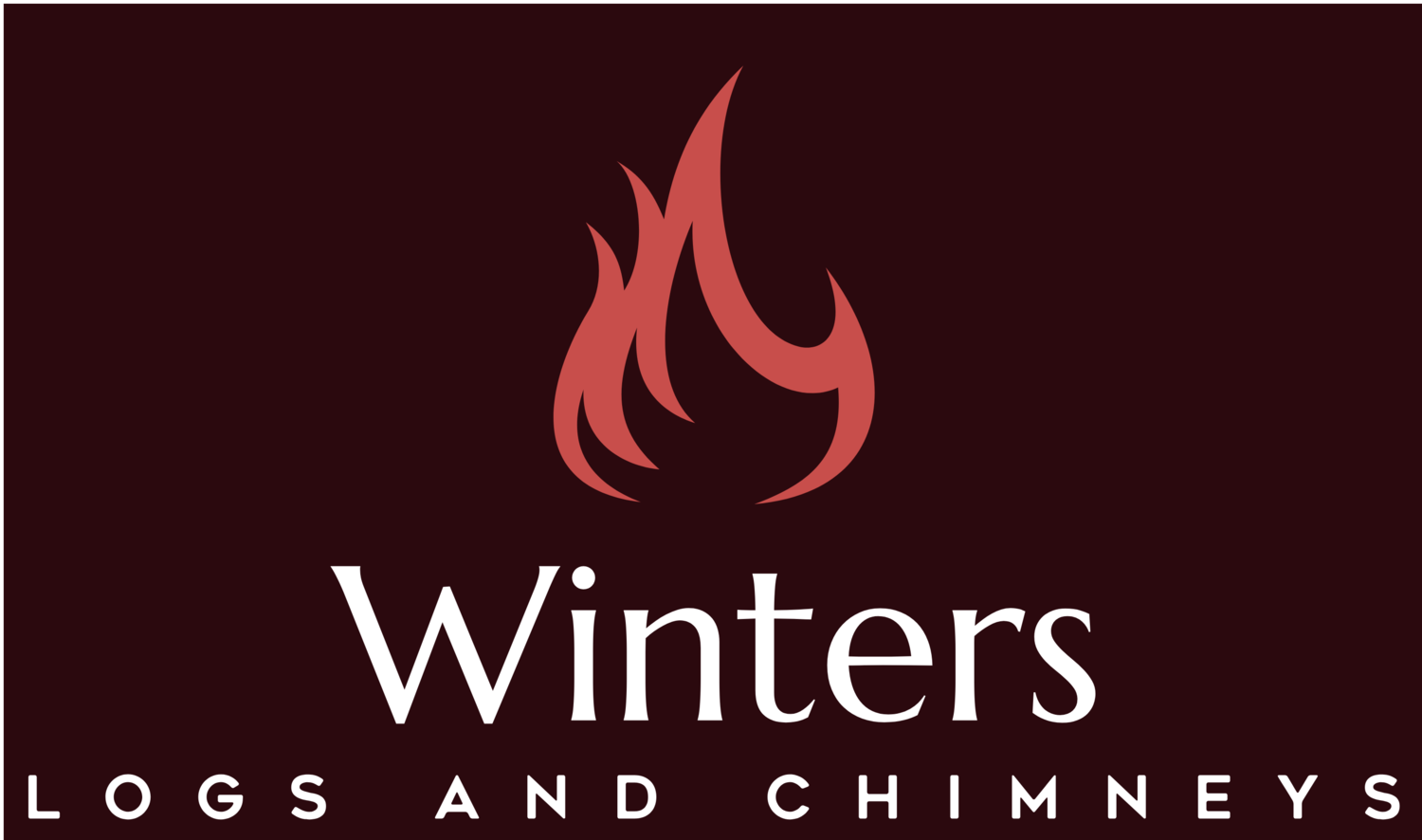 Winters logs and chimneys