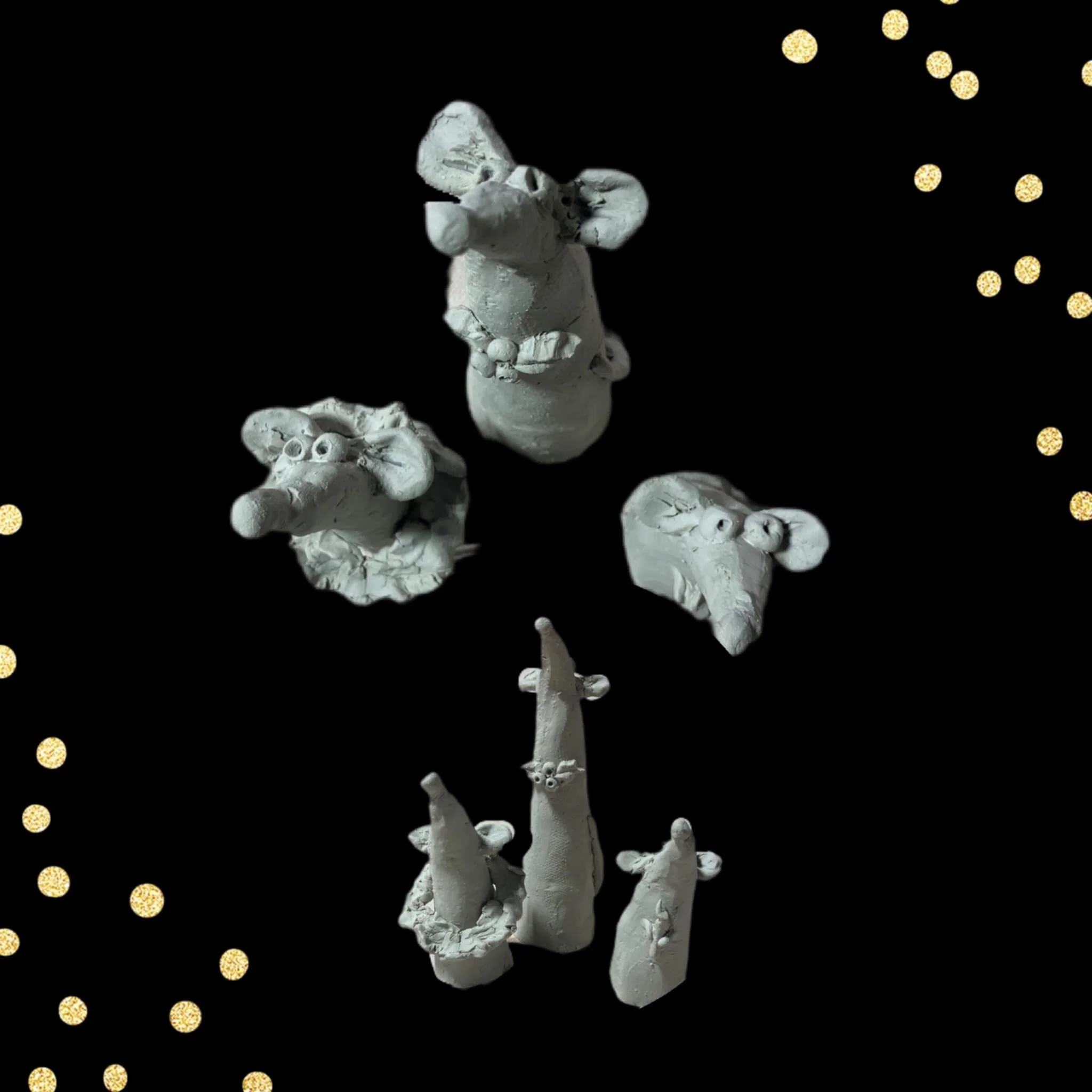 Family Clay Night 3 Blind Mice — JackPot Pottery & Ceramic Supply