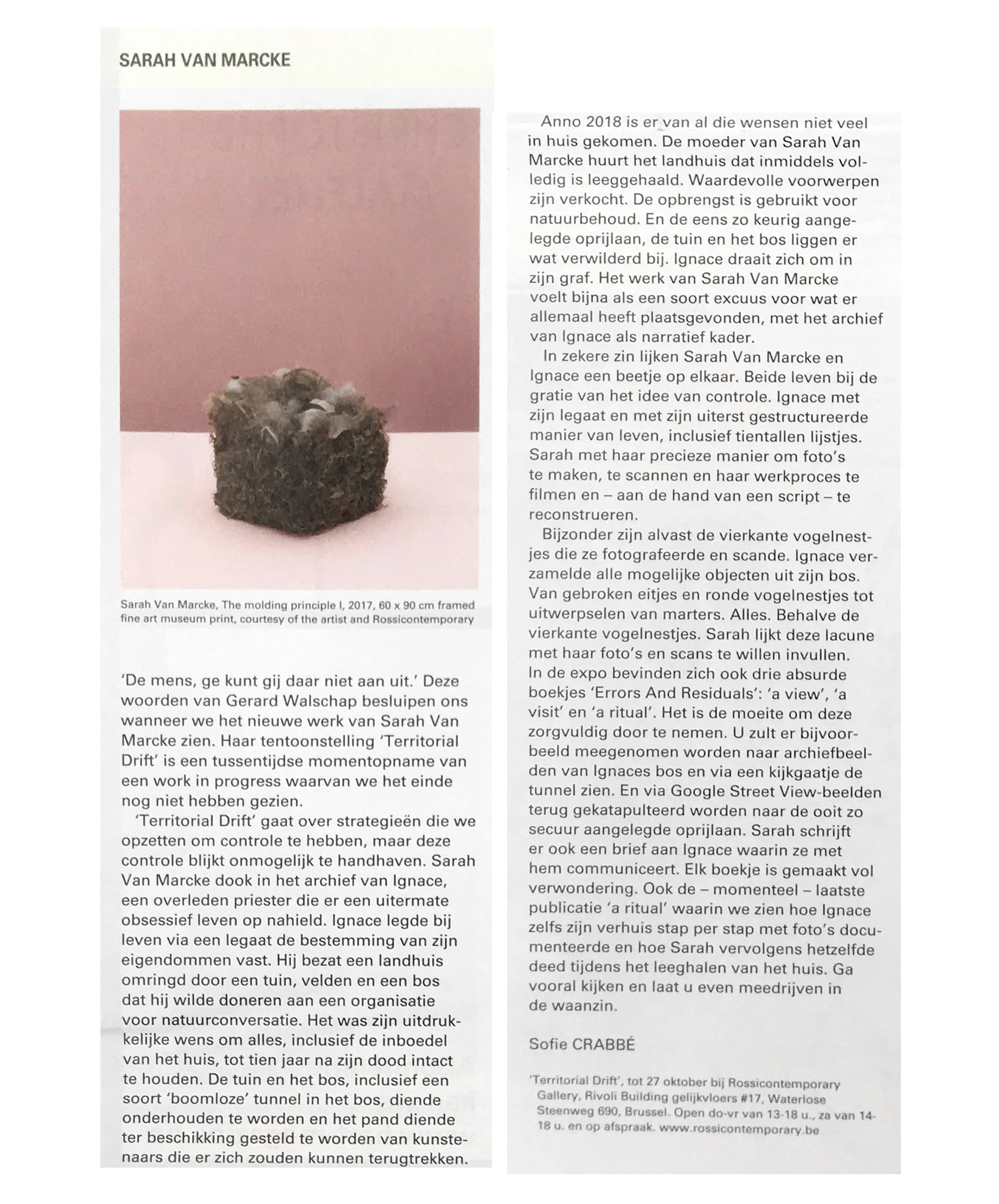 Article HART #184, septembre 2018