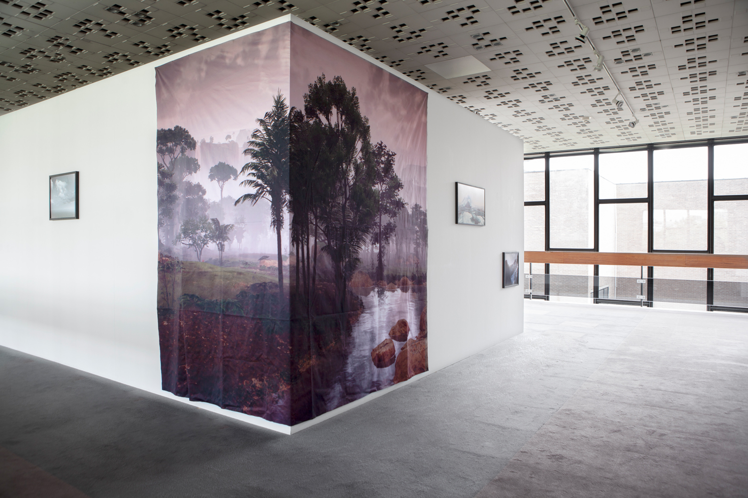 Rob Wetzer, ‘Lost Worlds’, 2017, 7 inkjet print op Hahnemuhle, aluminium in zwarte lijst, variable sizes, a print on bannervinyl, videoprojection , Courtesy of the Artist