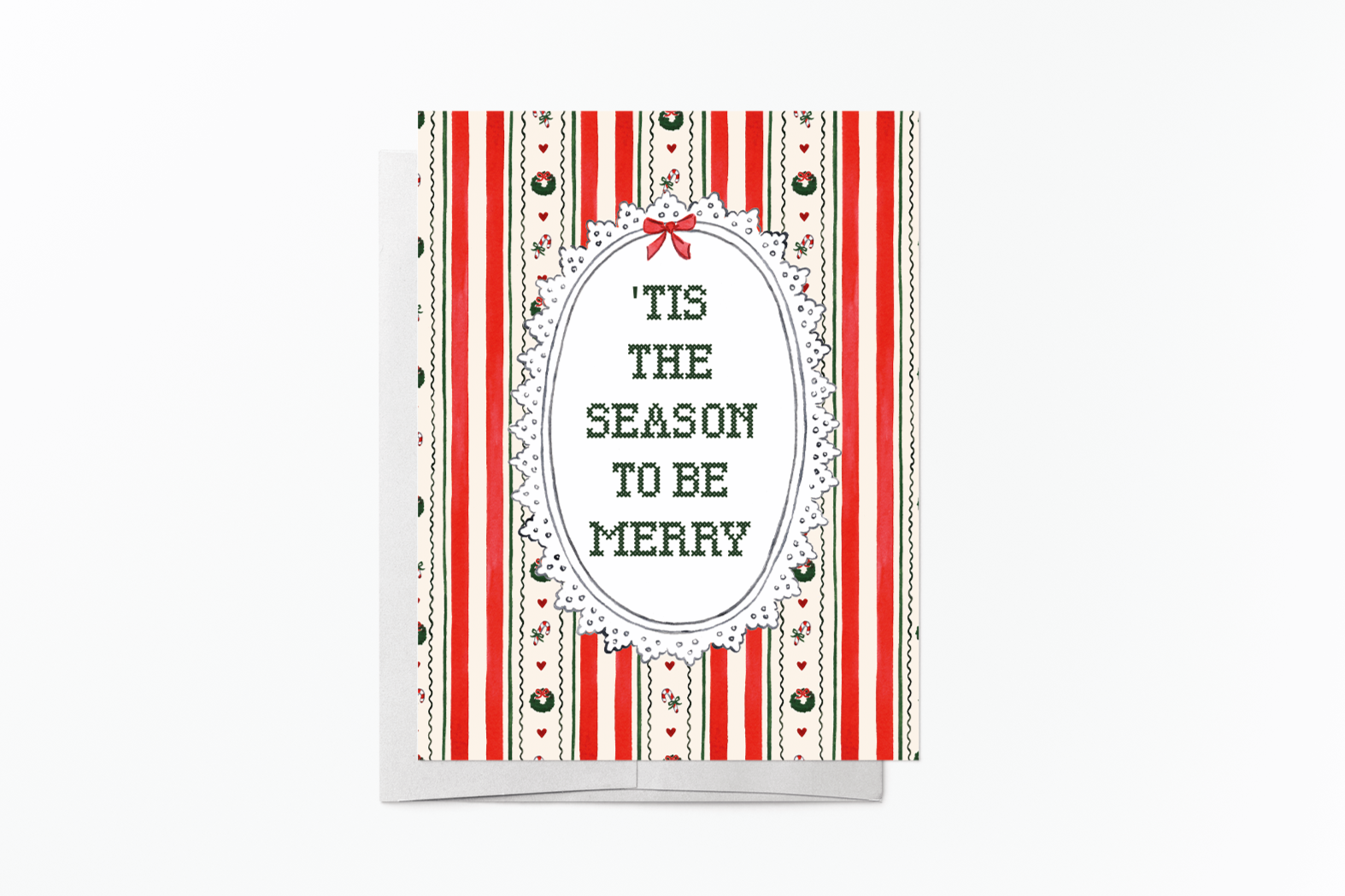 'Tis the Season Vintage Christmas Card