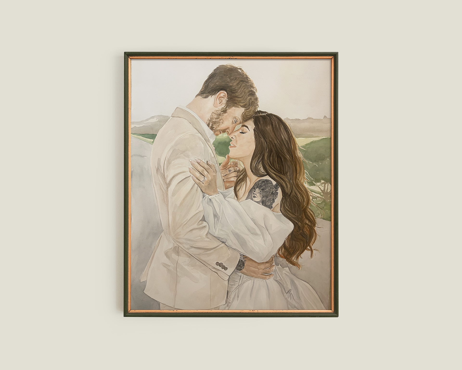 Custom Watercolor Portrait (People)