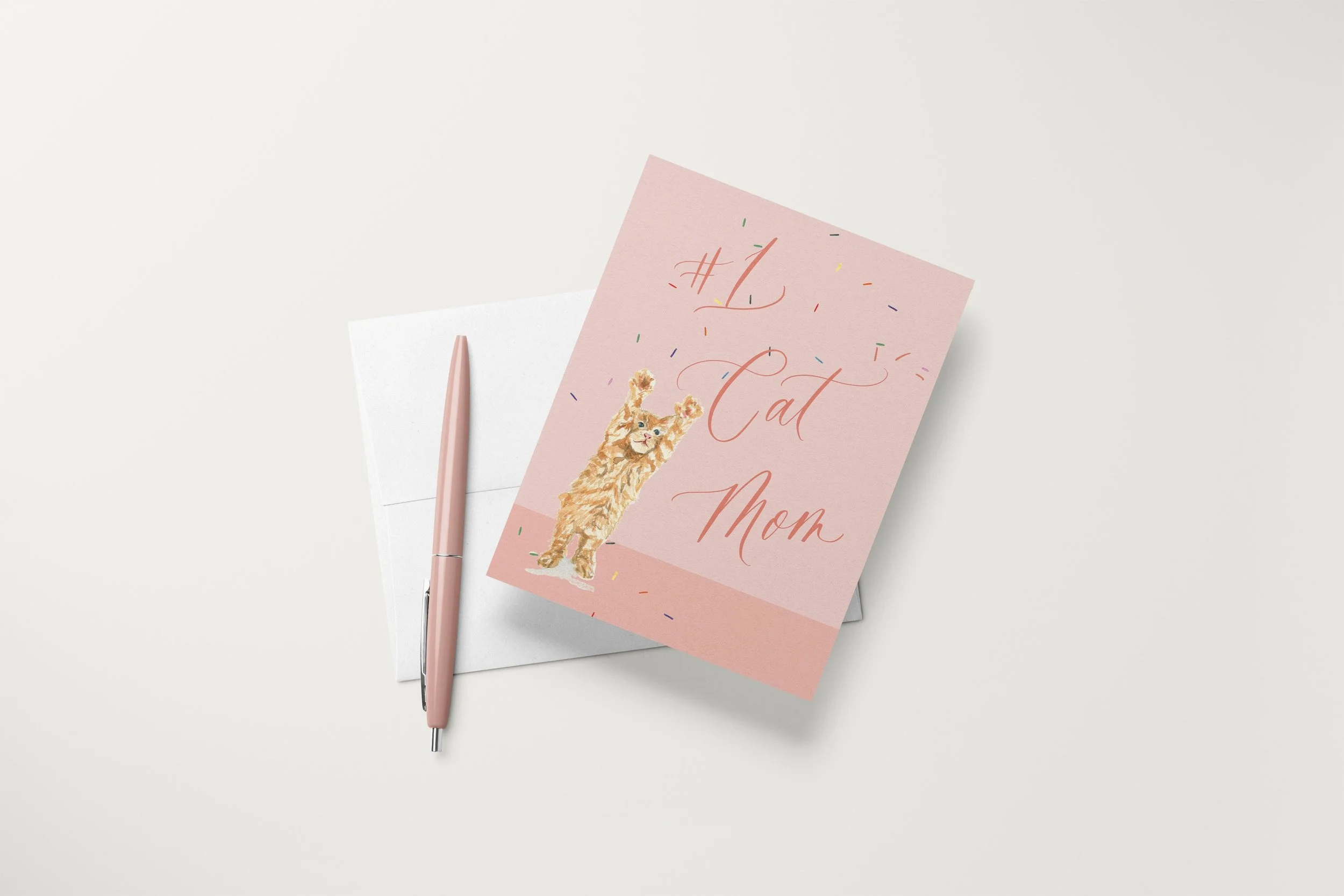 No1 Cat Mom Card Mock with Pen.jpg