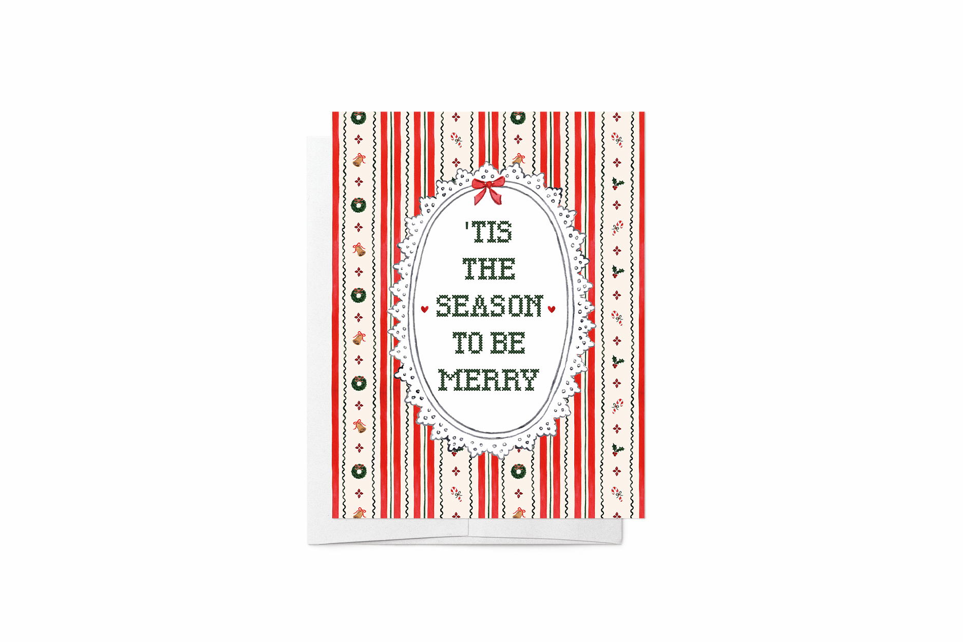 'Tis the Season Vintage Christmas Card