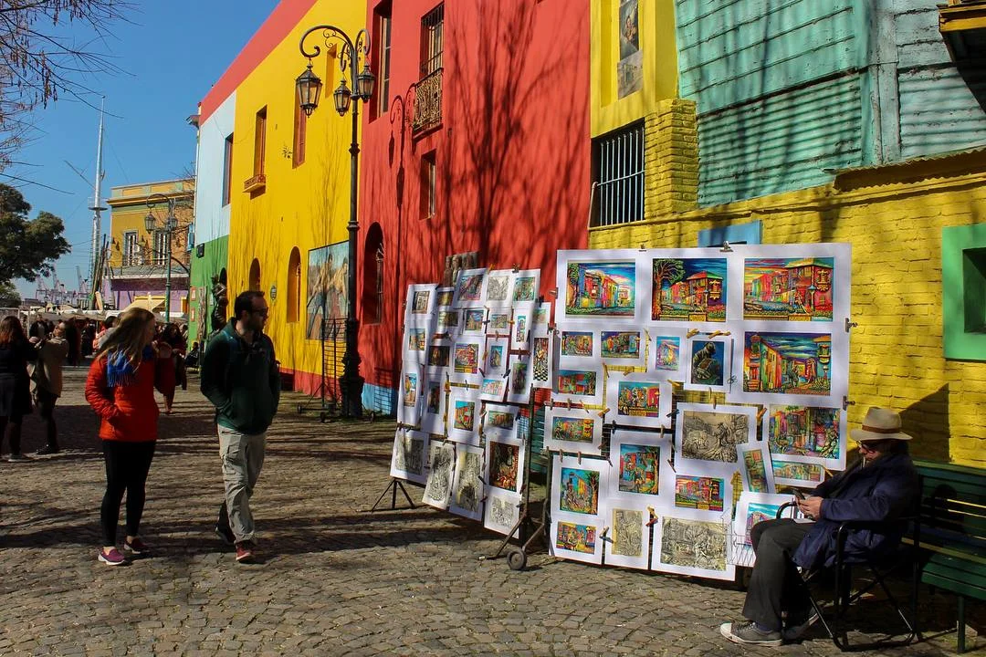The colorful neighbourhood of La Boca, Buenos Aires, Argentina