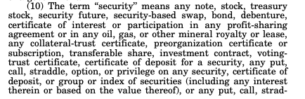 From the Securities Act of 1934