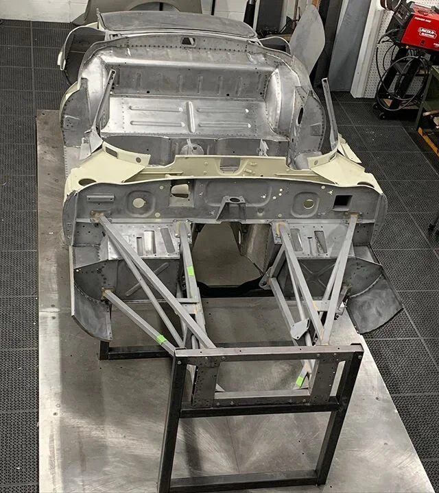 Bare bones.
#etype #jaguar #fabrication #rustrepair