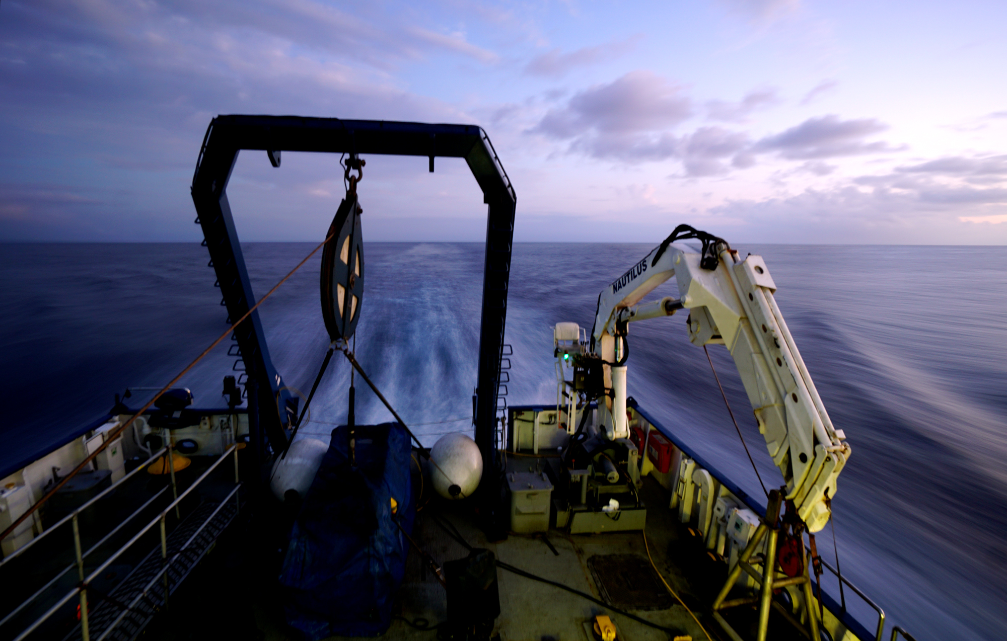 Dusk on E/V Nautilus