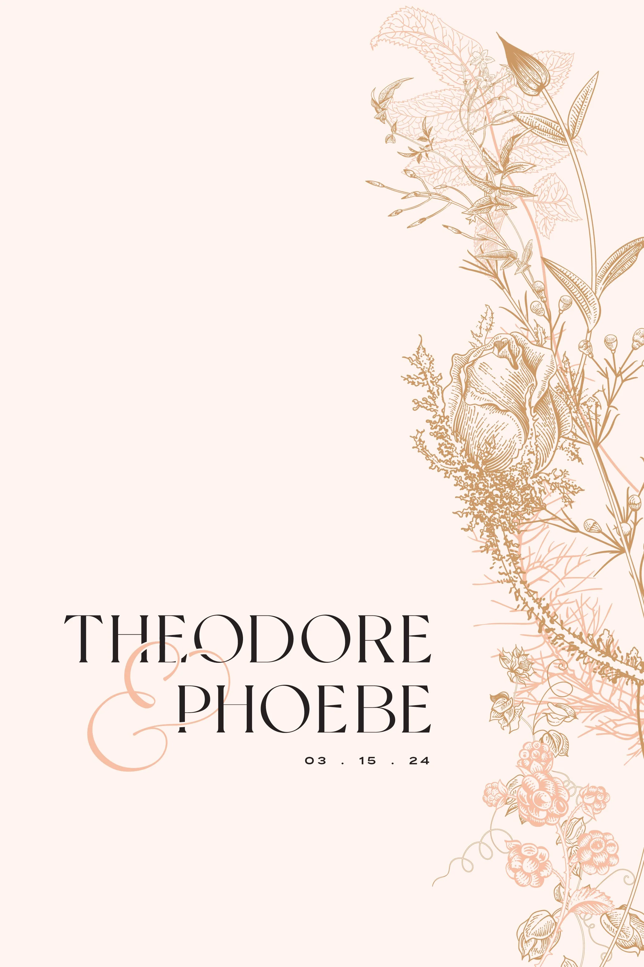 Wedding of Phoebe Seward &amp; Theodore Horrocks