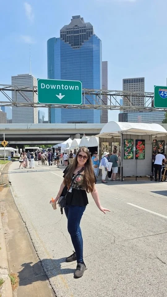 Phoebe Seward (Phoebe Seward-Horrocks) | Downtown Houston at Bayou City Art Fest
