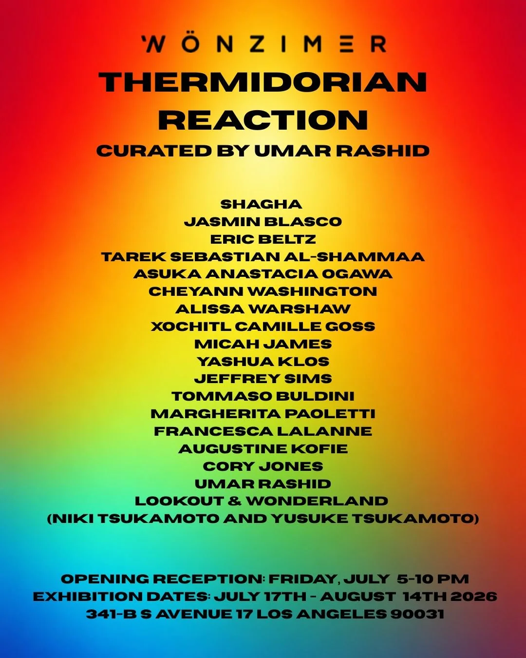  THERMIDORIAN REACTION Curated by Umar Rashid