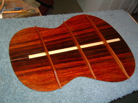  ... cocobolo (Mexican rosewood) back and sides, ... 