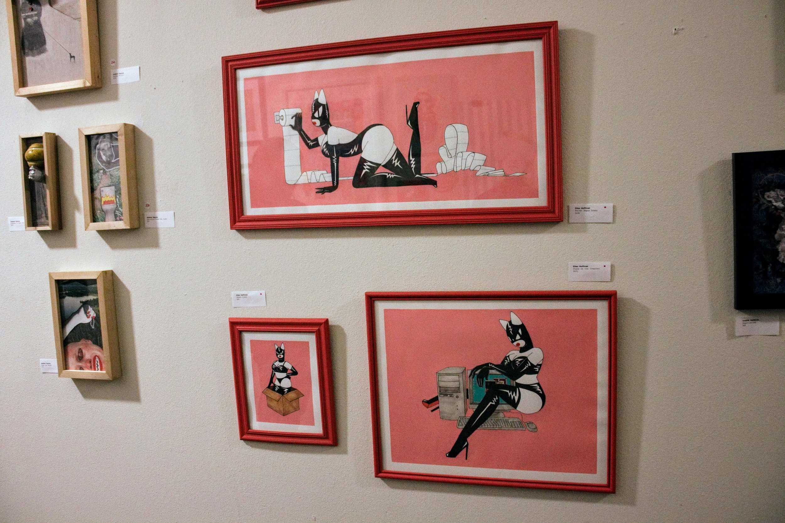 Pussy cats by Ellen Hoffman