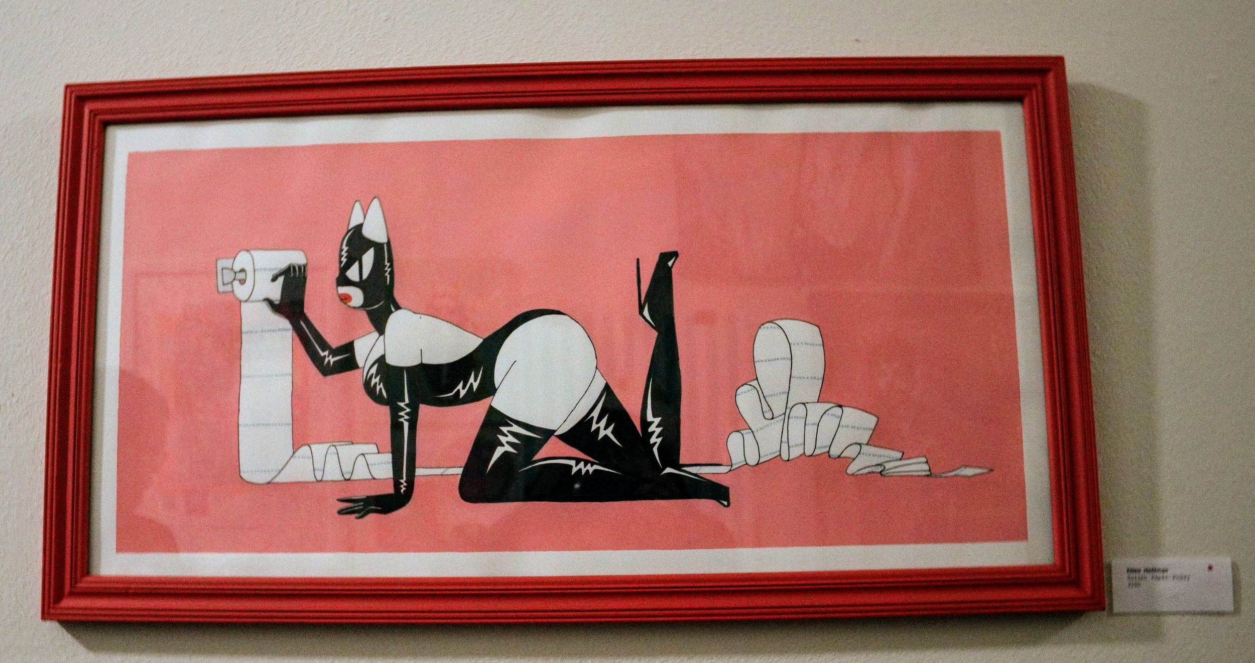 "Toilet Paper Pussy II" by Ellen Hoffman