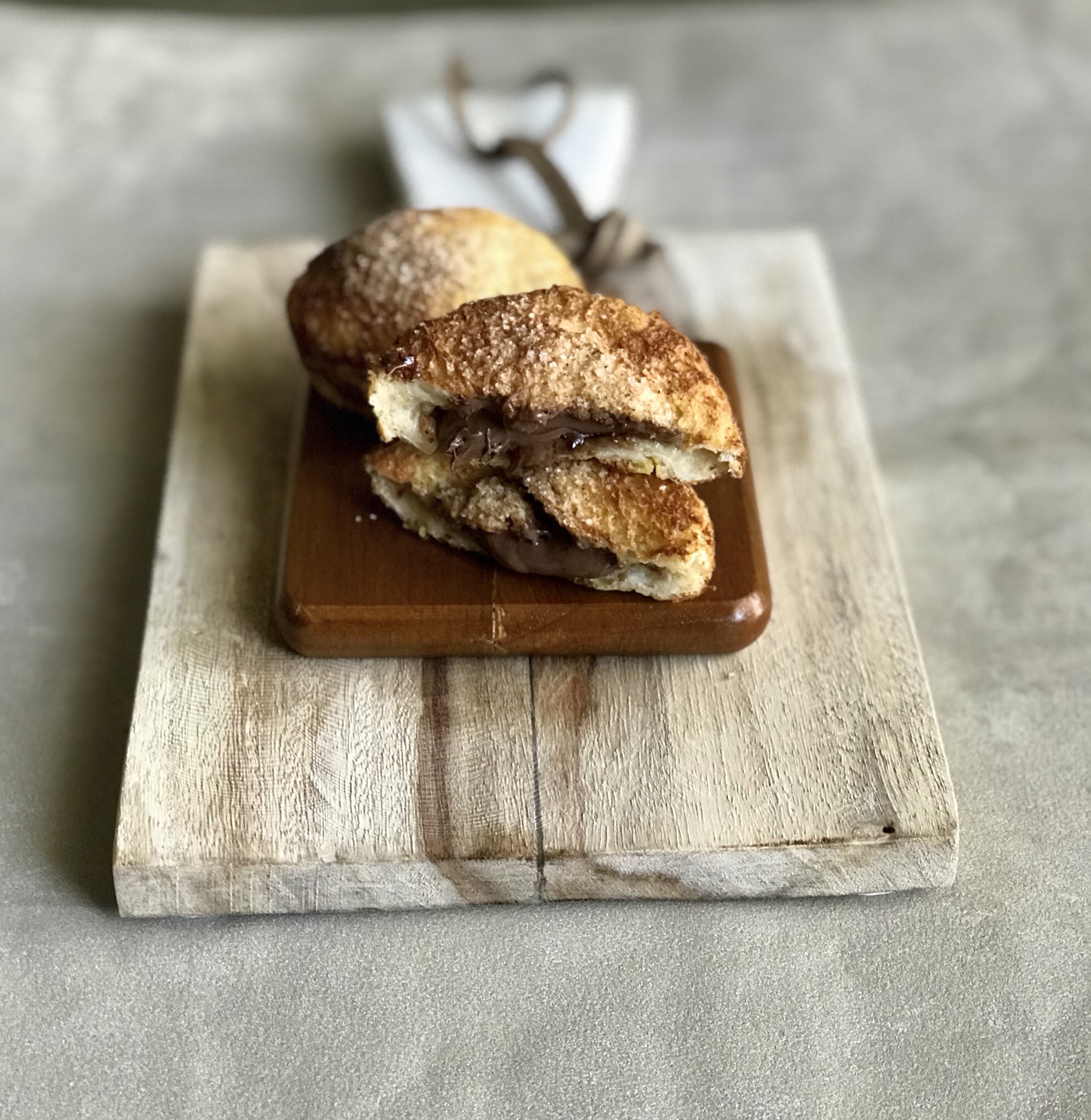 Nutella Stuffed French Toast