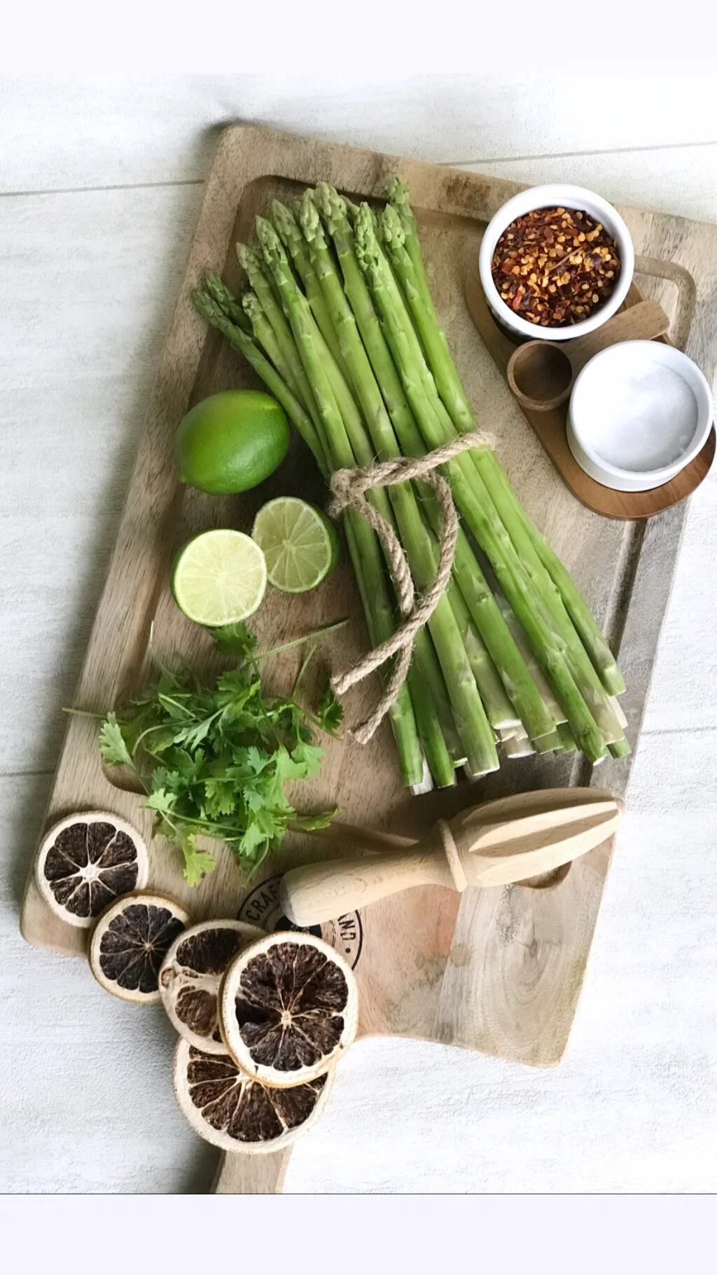 SAUTEED ASPARAGUS IN CHILIE AND LIME 