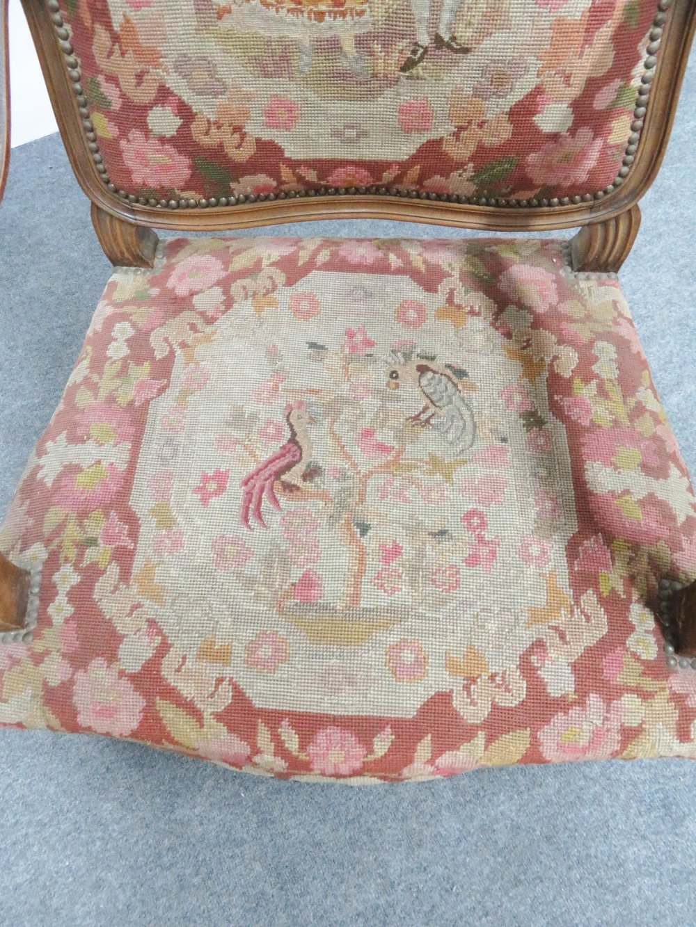 Louis XV French Aubusson Chair — Sonty Johns' Antiques