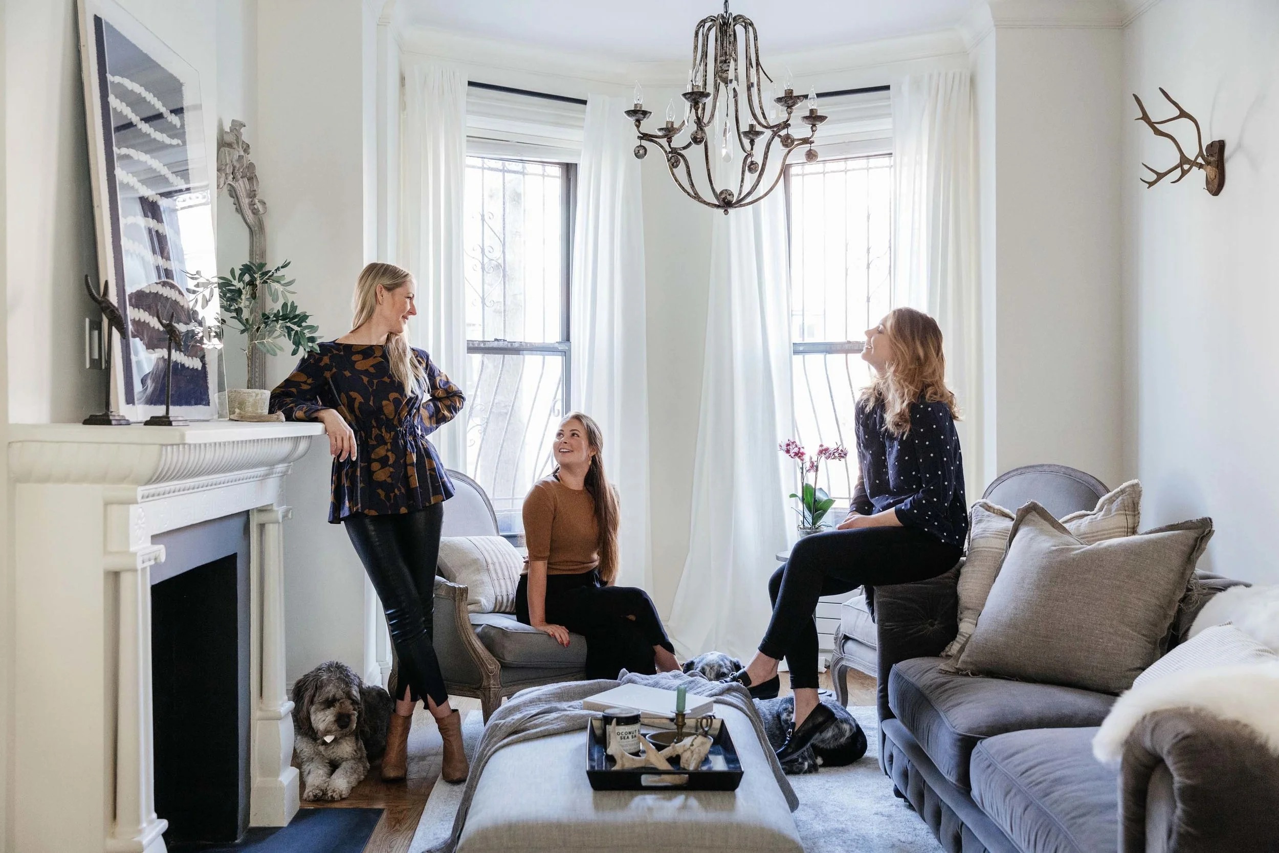 Art Home Garden team sitting for picture in a Park Slope Townhouse in Brooklyn