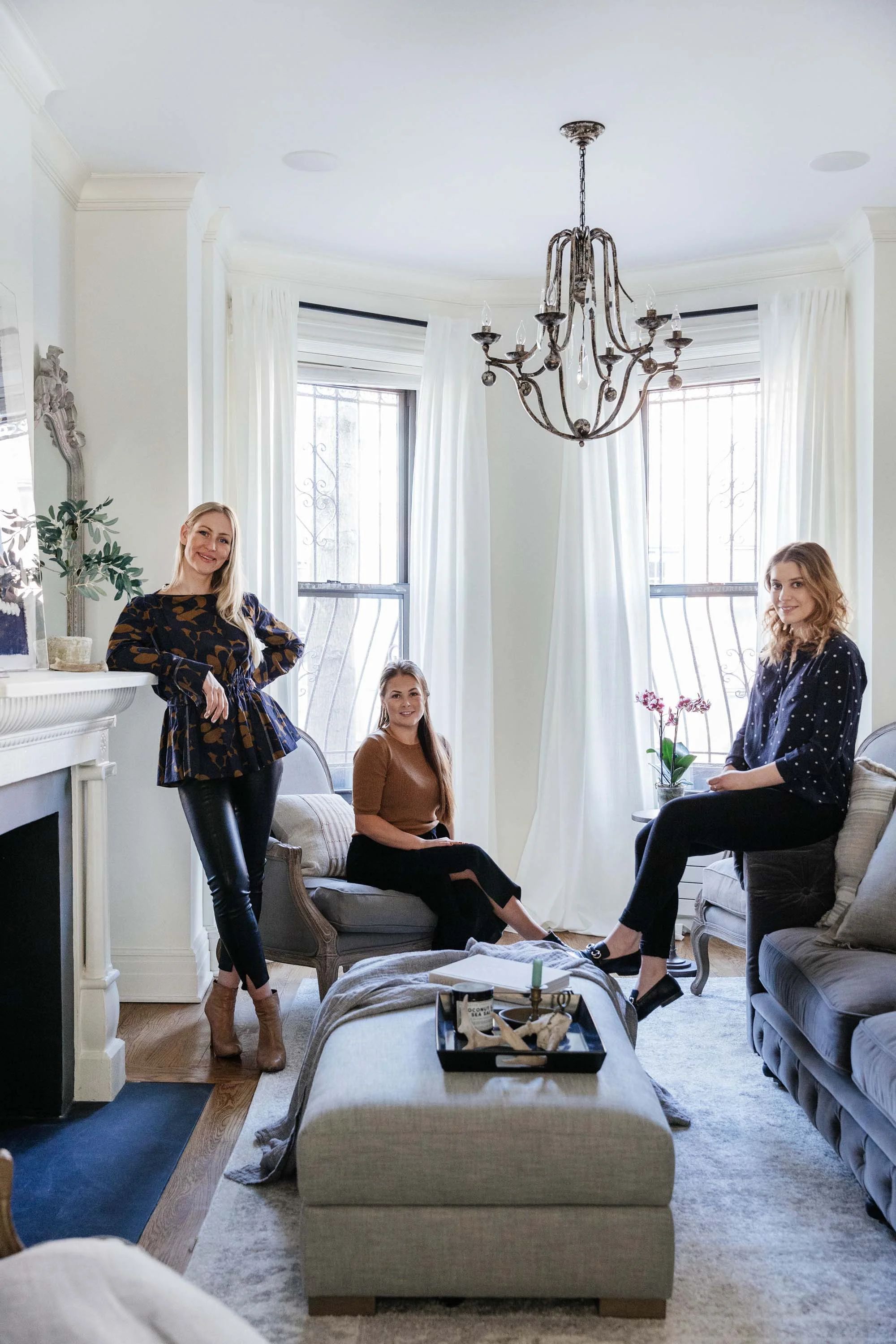 Art Home Garden team sitting for picture in a Park Slope Townhouse in Brooklyn