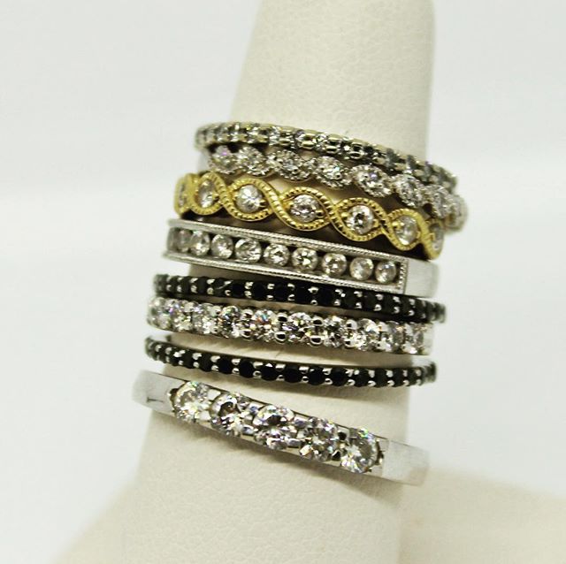 Large selection of Gorgeous Diamond Bands