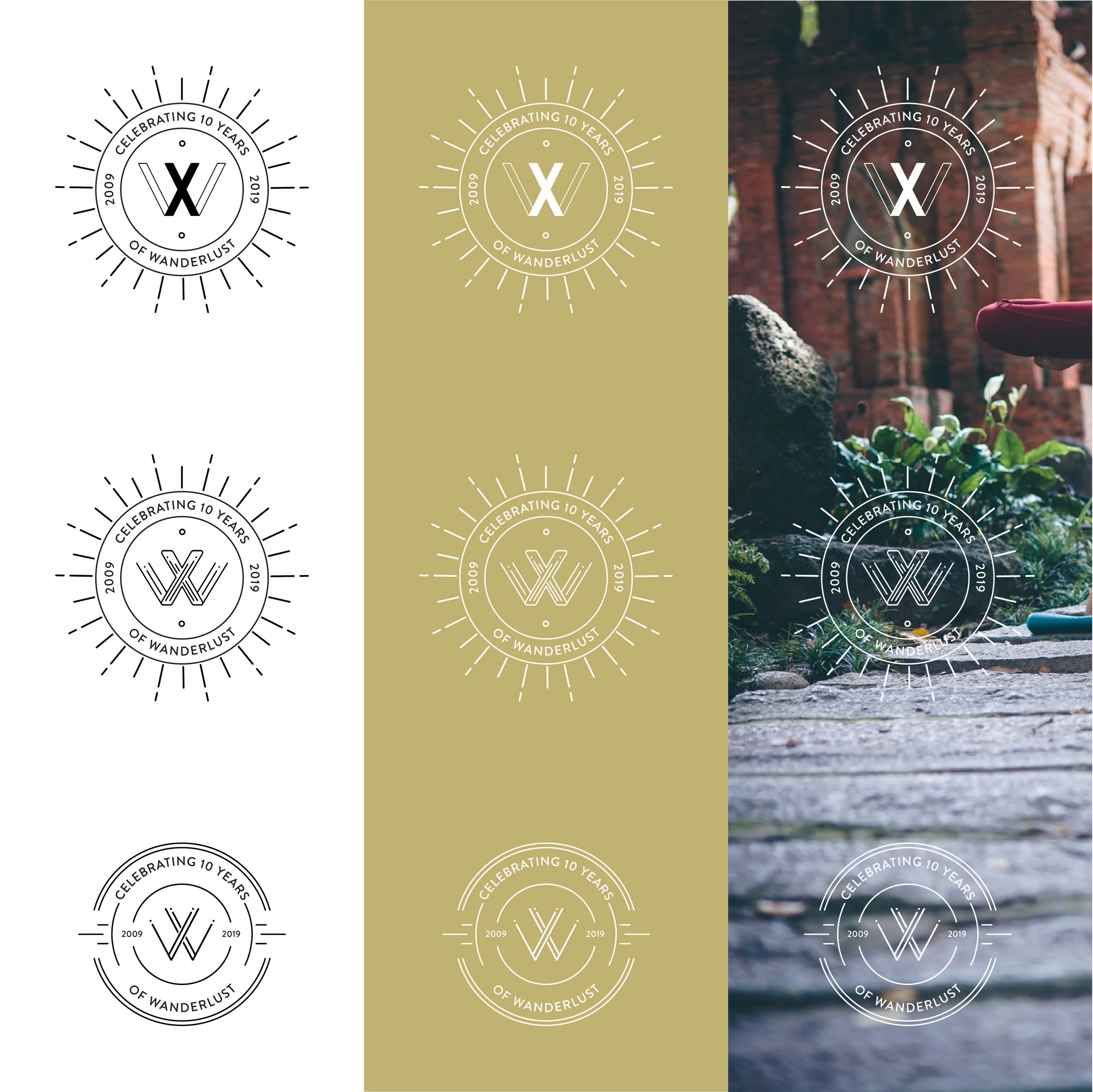 Wanderlust 10th Anniversary Seal Options