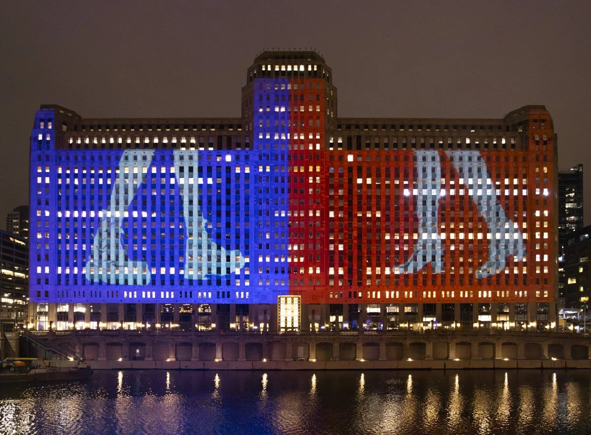 Dopamine Machines - Art on The Mart - Chicago - W Wacker Dr angle