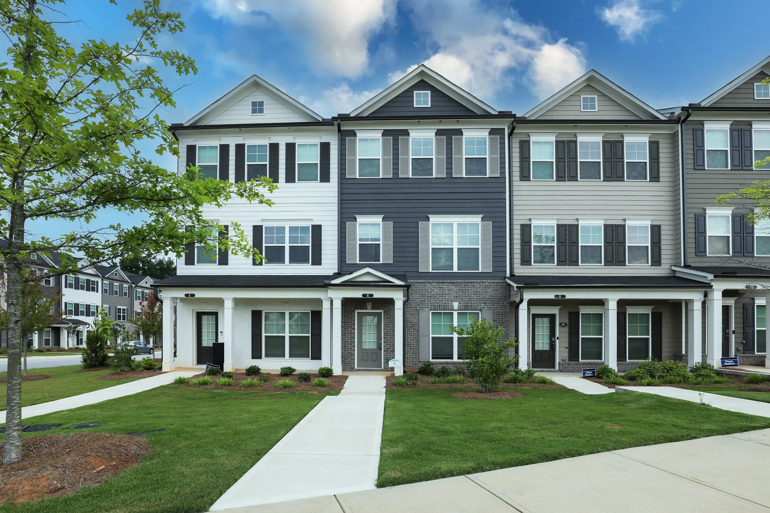 Large modern Townhome Photographed by Branded by MDM 