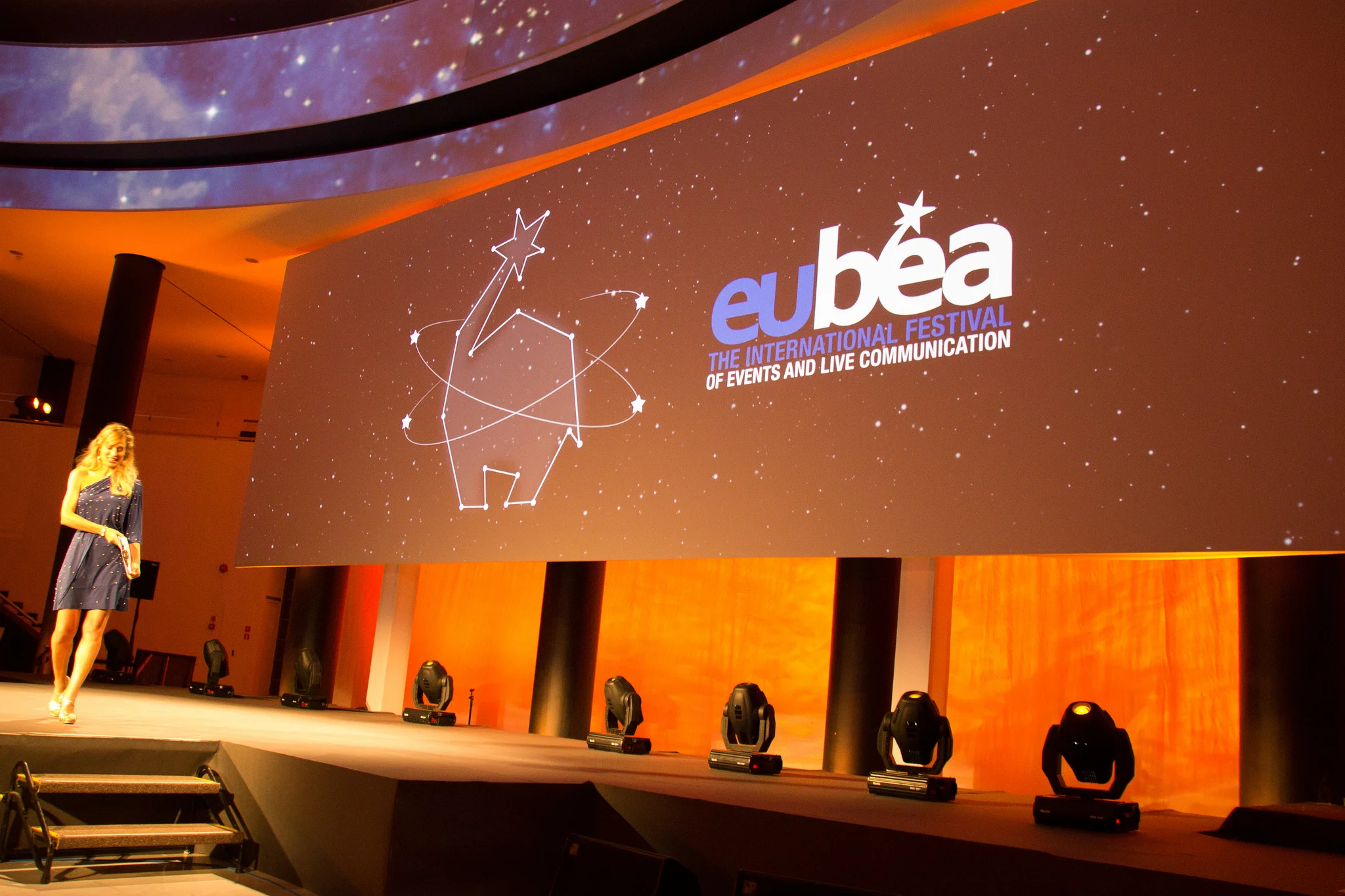 One of the multiple editions of the international EUBEA Awards Gala that Jessica has hosted, honoring outstanding achievements worldwide in the field of live events and brand communication
