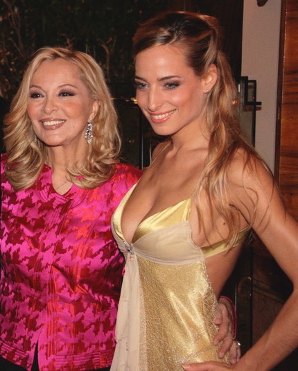 Jessica and publishing and press industry maven Silvana Giacobini at a gala event in her honor