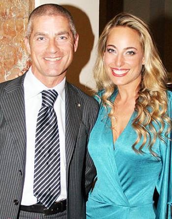 Jessica with network head Giorgio Restelli