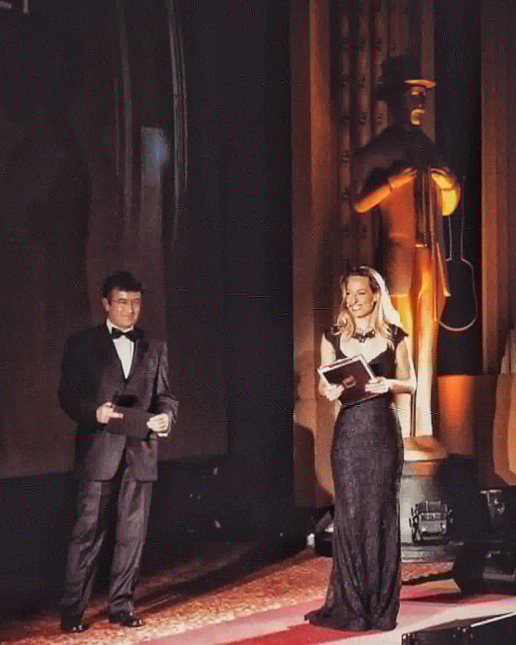 Jessica hosting a private corporate event