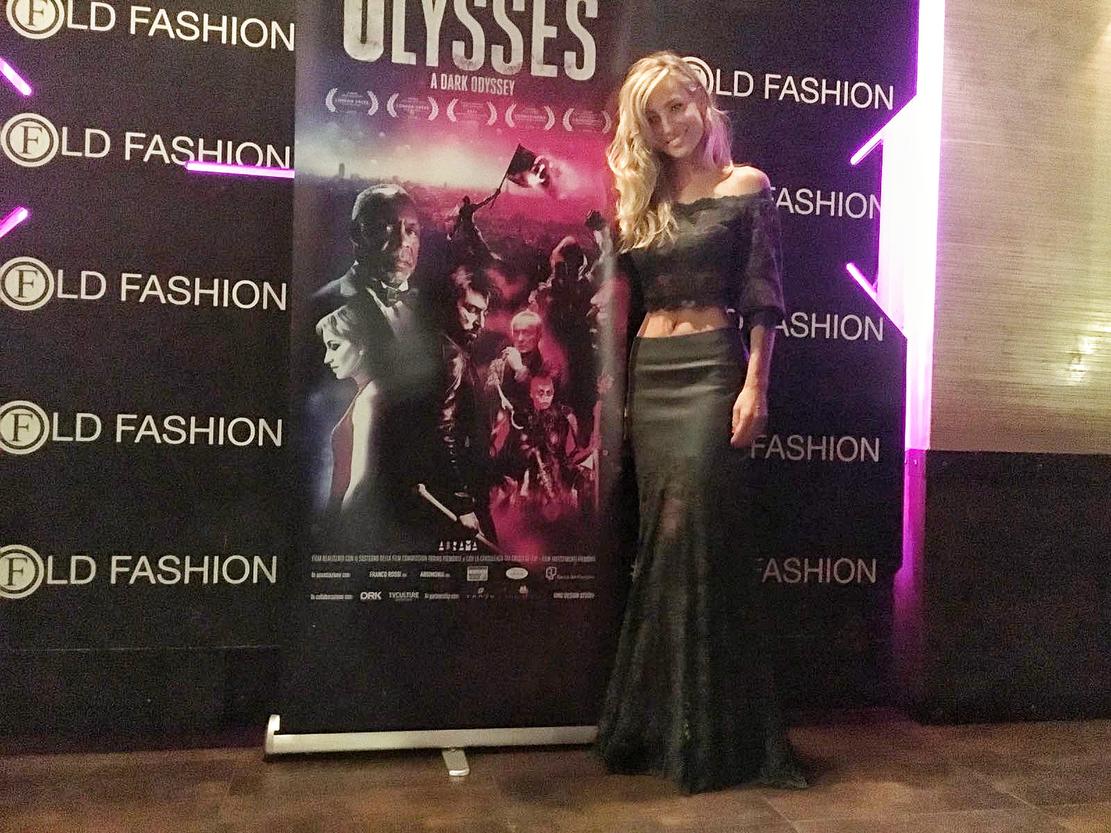 Jessica attends a promotional event for the Italian release of her feature film, "Ulysses"