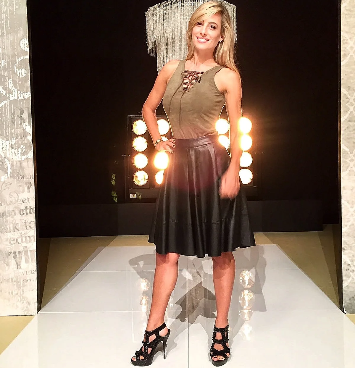 Jessica ospite speciale nella trasmissione Tacco 12 per La7