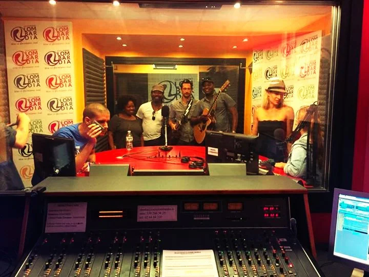 playing for change at radio lombardia.jpg