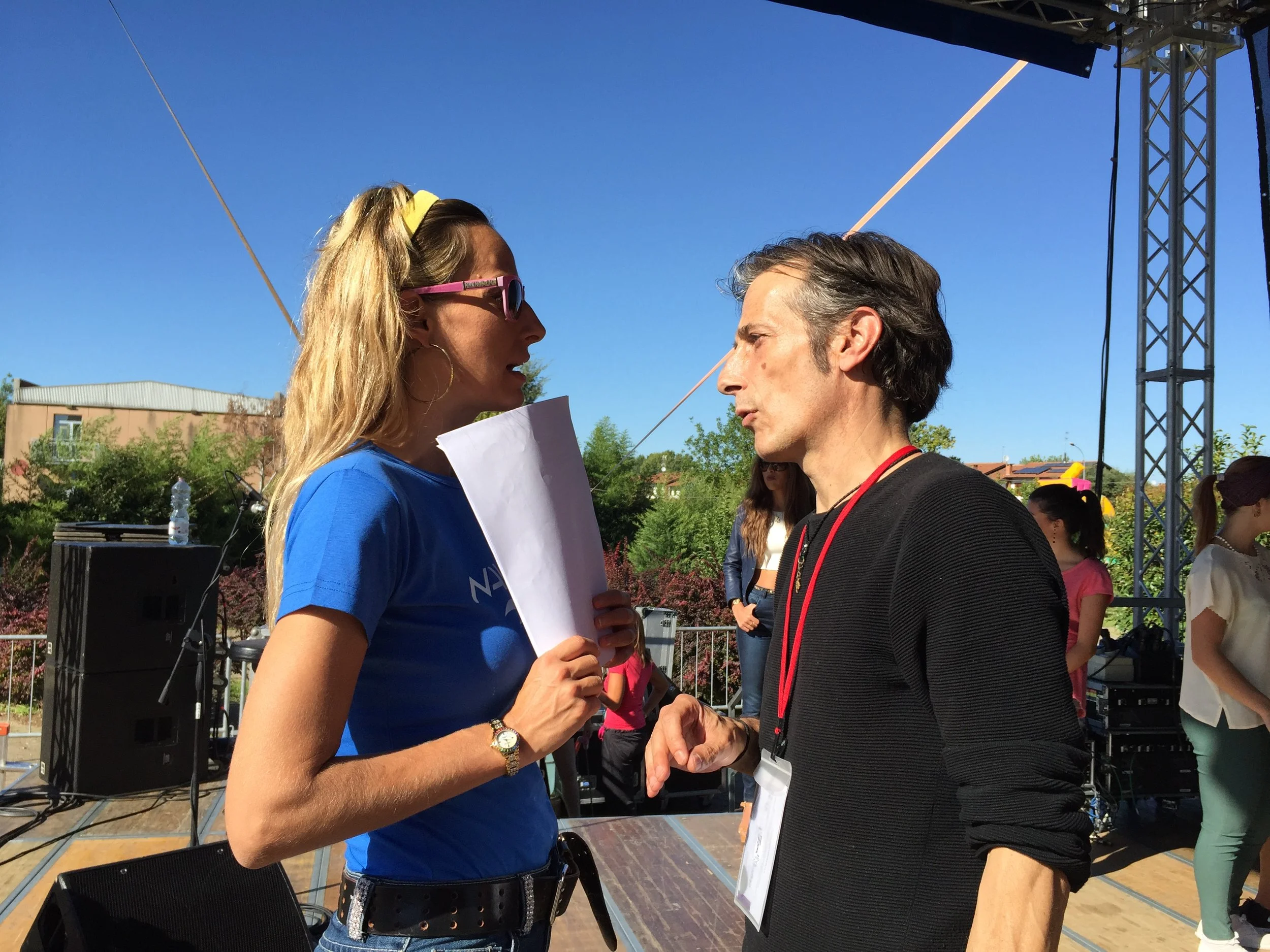 Jessica produces and hosts a live event